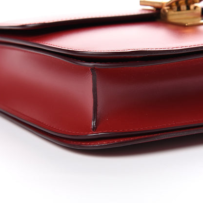 Celine Box Calfskin Medium Classic Box Flap Bag Red 10 of 11