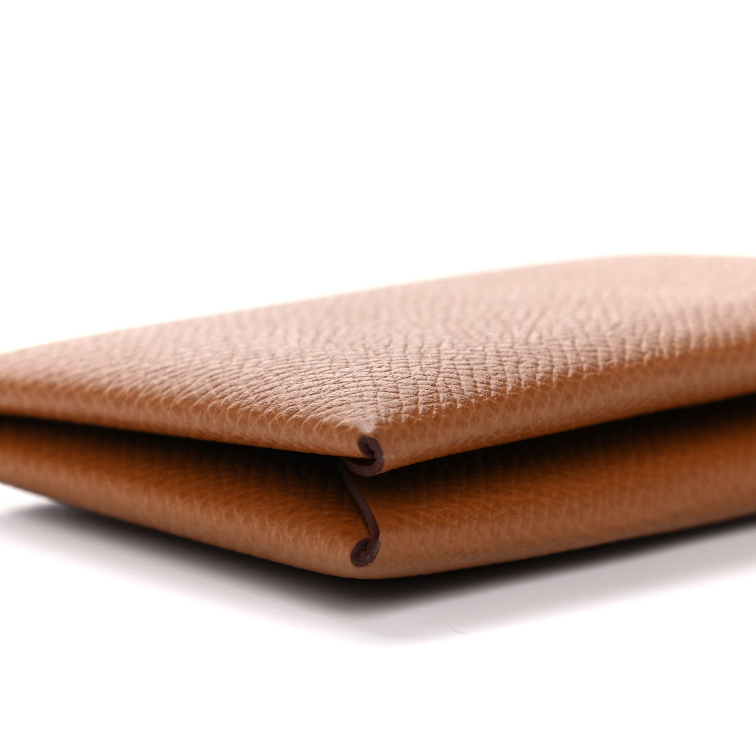 Hermes Epsom Calvi Card Case Gold 8 of 10
