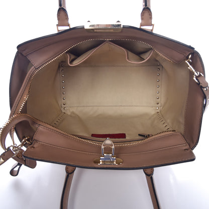 Valentino Garavani Vitello Rockstud Double Handle Tote Alpaca 6 of 13