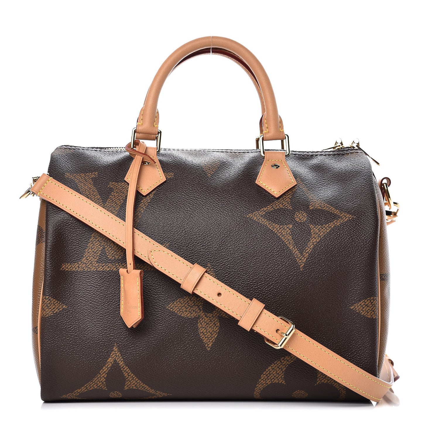 Reverse Monogram Giant Speedy Bandouliere 30