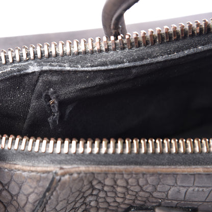 Givenchy Nubuck Crocodile Embossed Medium Antigona Washed Black 8 of 35