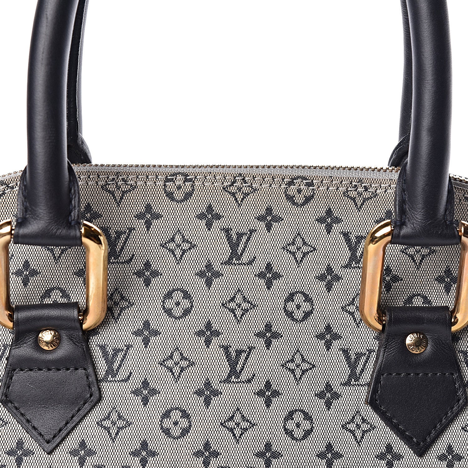 Louis Vuitton Mini Monogram Alma Haut Tote Blue 13 of 13