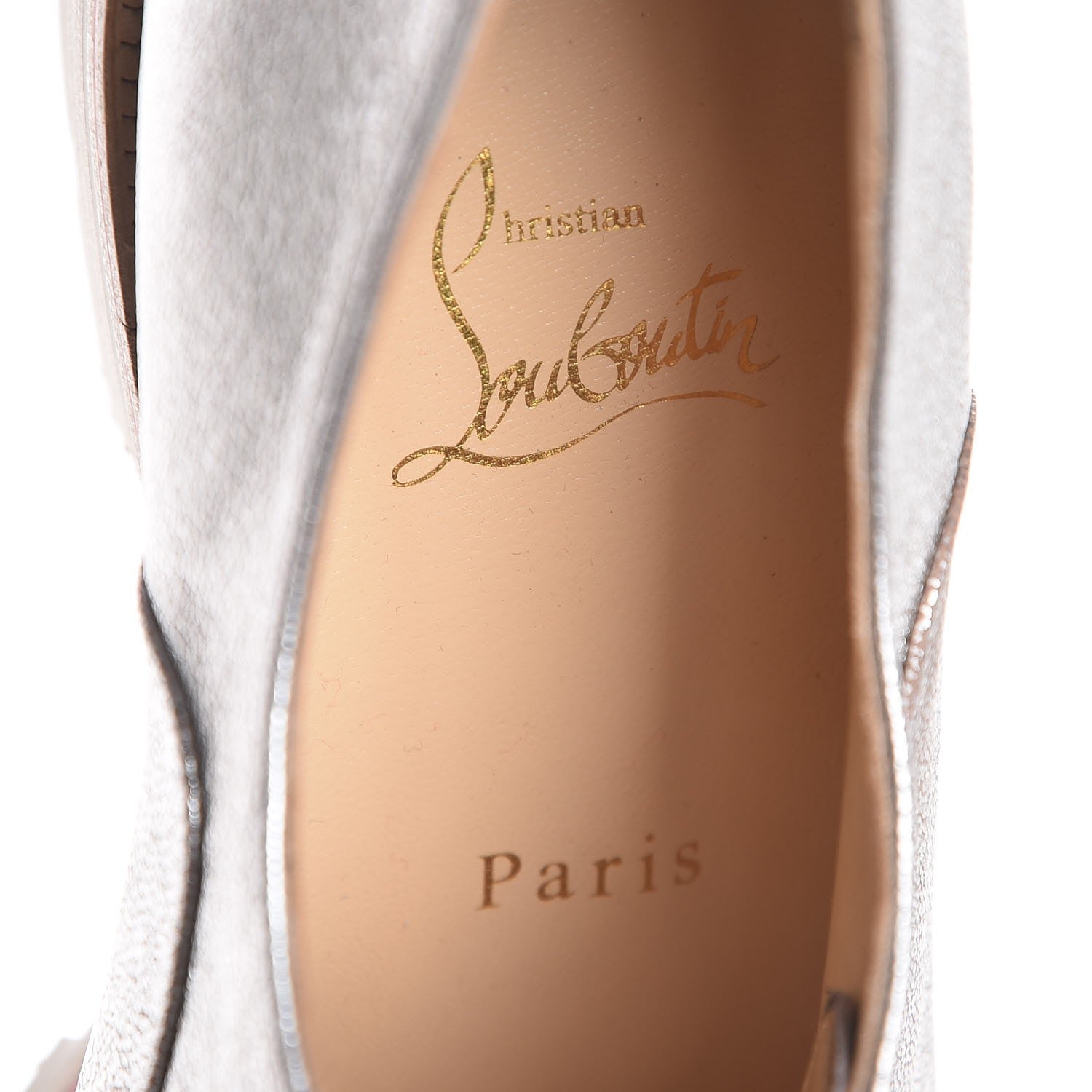 Christian Louboutin Kid Lame Hubertus Donna Oxfords 36 Roche 7 of 8