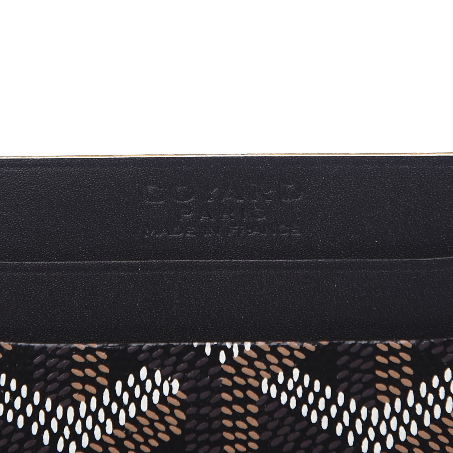 Goyard Goyardine Saint Sulpice Card Holder Black 5 of 8