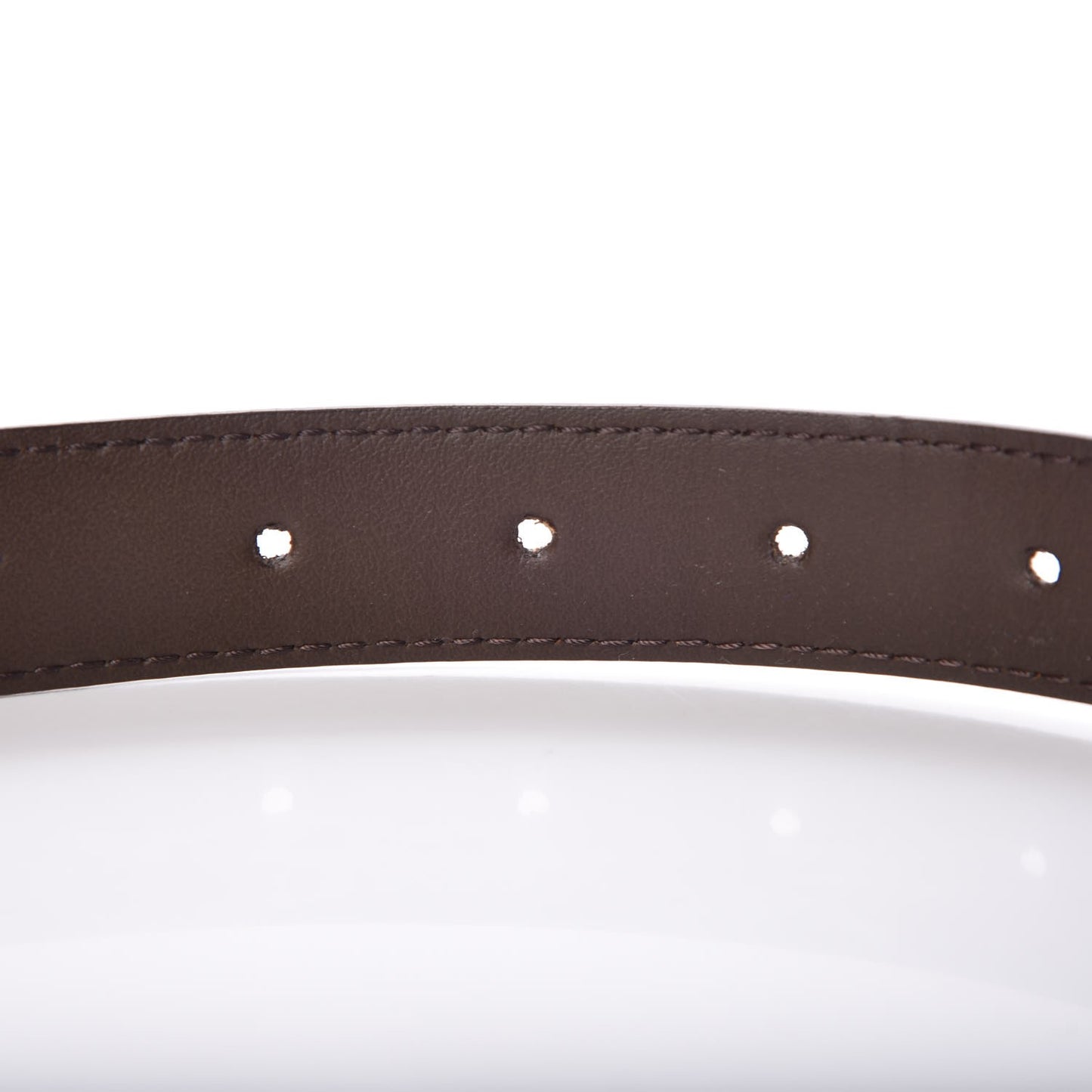 Mini Damier Ebene 25mm LV Initiales Belt 80 32