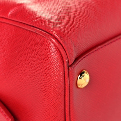 Prada Saffiano Lux Bowler Fuoco 11 of 18