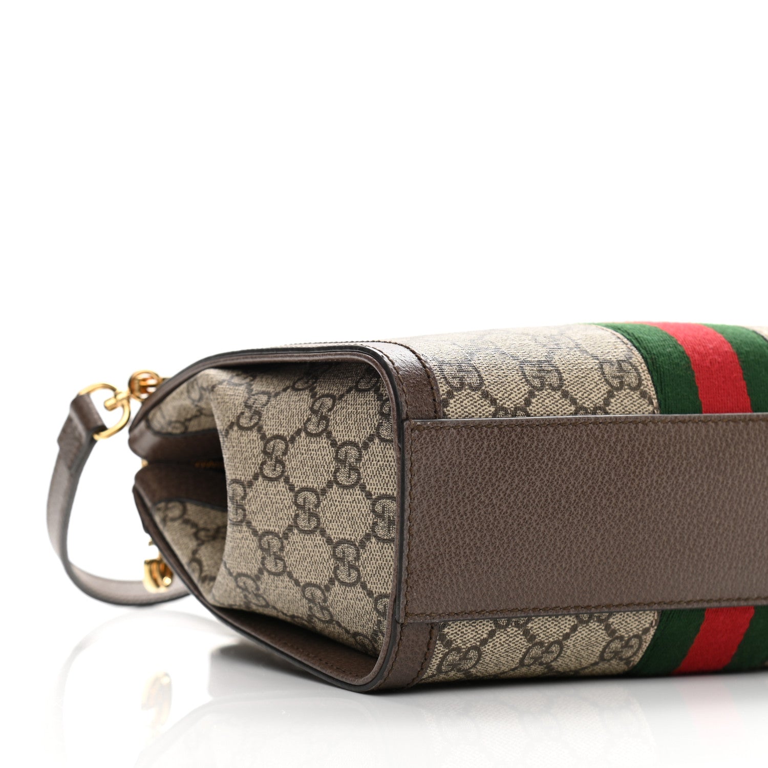 Gucci GG Supreme Monogram Small Ophidia Tote Bag Brown 8 of 11
