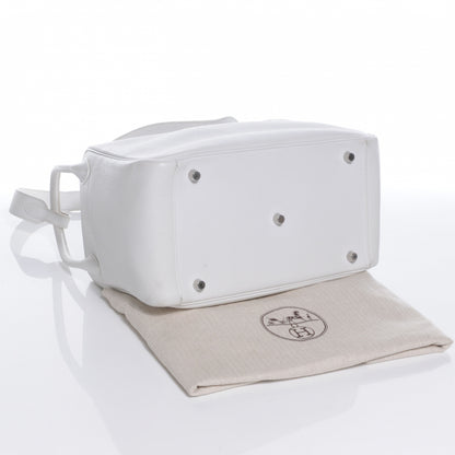 Hermes Taurillon Clemence Lindy 30 White 4 of 8