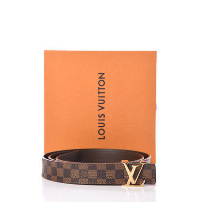 Louis Vuitton Mini Damier Ebene 25mm LV Initiales Belt 90 36 8 of 8