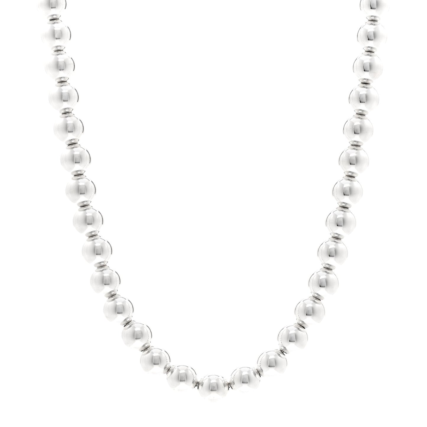 Sterling Silver 10mm Hardwear Ball Necklace