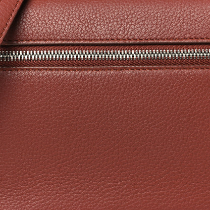 Loro Piana Grained Calfskin L19 Extra Pocket Pouch Kummel 7 of 10