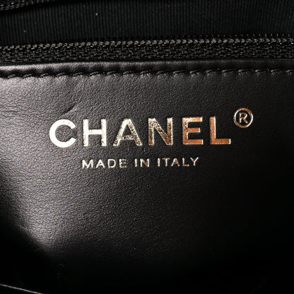 Chanel Shiny Aged Calfskin Quilted Nano Kelly Shopper Black 6 of 11