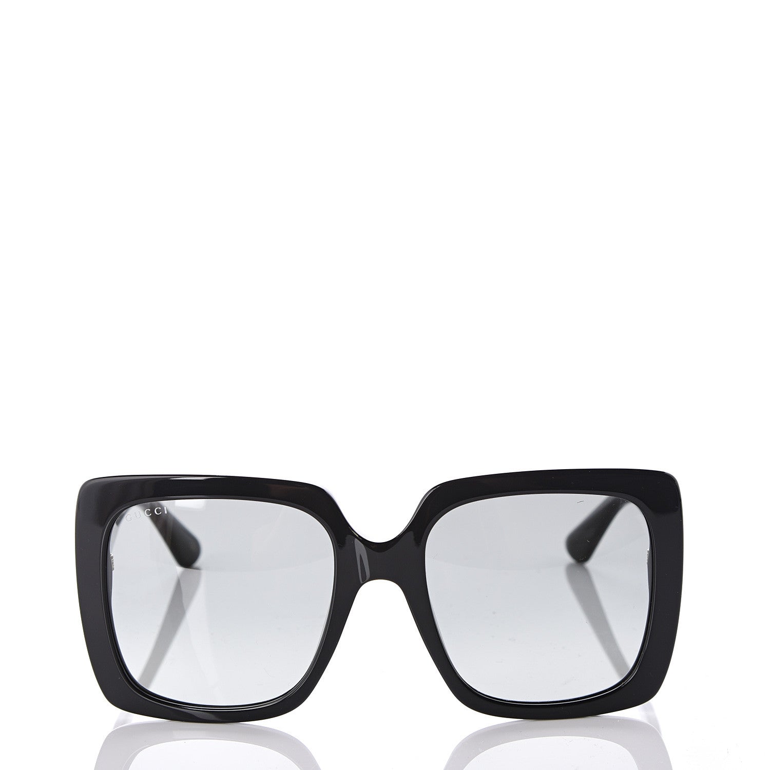Gucci Crystal Square Frame GG Sunglasses GG0418S Black 2 of 8