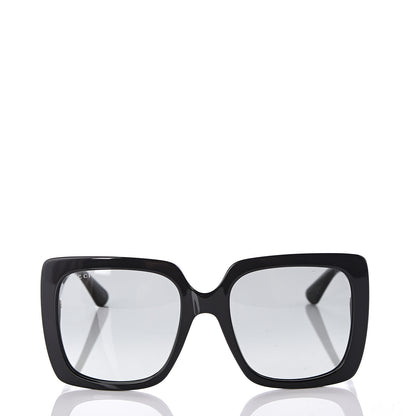 Gucci Crystal Square Frame GG Sunglasses GG0418S Black 2 of 8
