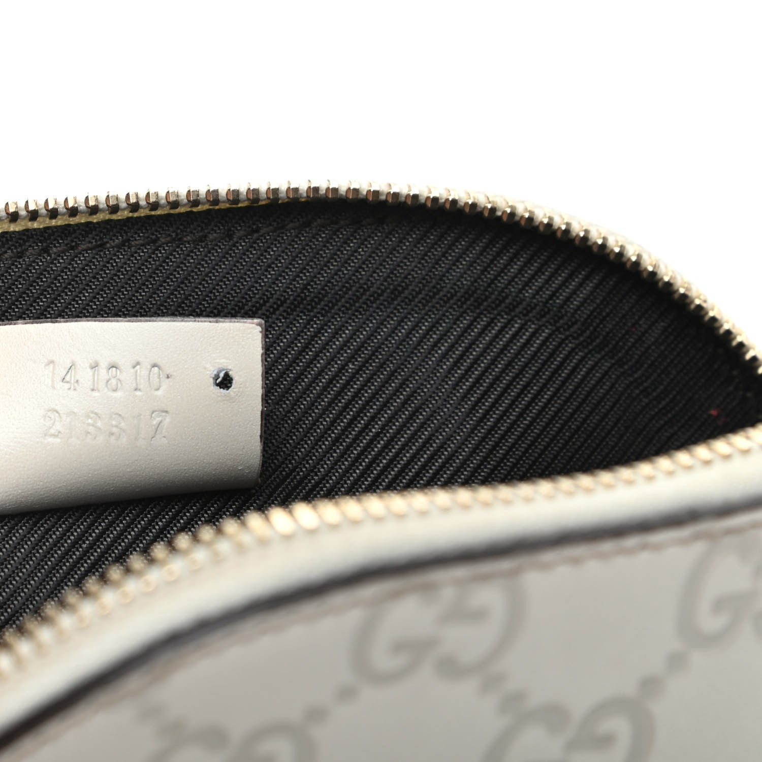Gucci Guccissima Cosmetic Case Off White 7 of 7