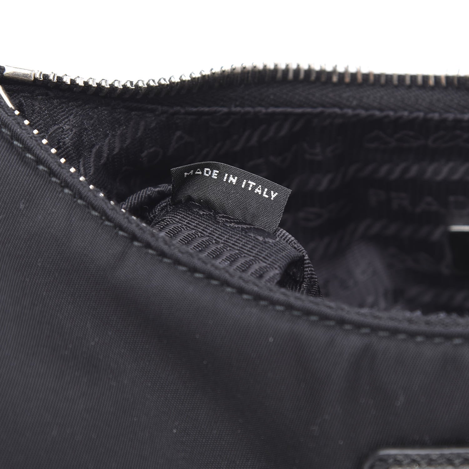 Prada Nylon Re-Edition 2005 Shoulder Bag Black 7 of 9
