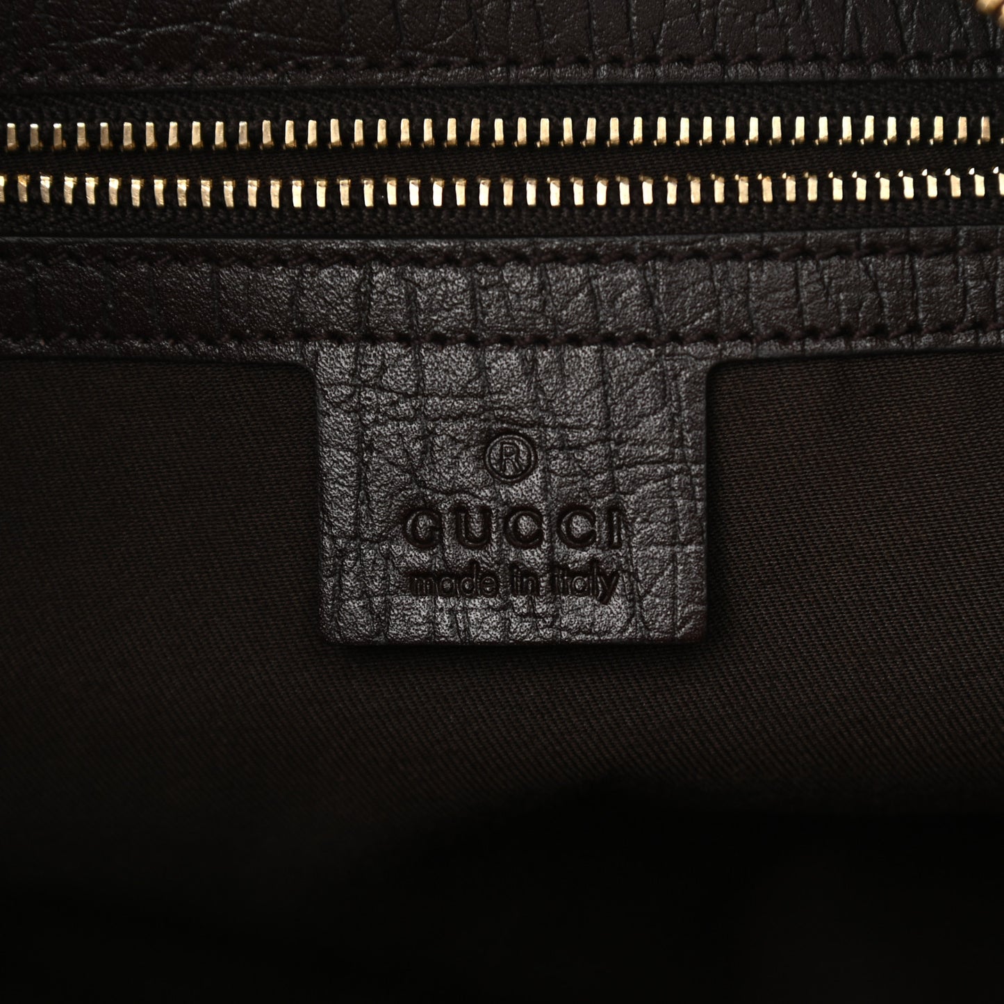 Monogram Medium Horsebit Chain Hobo Dark Brown