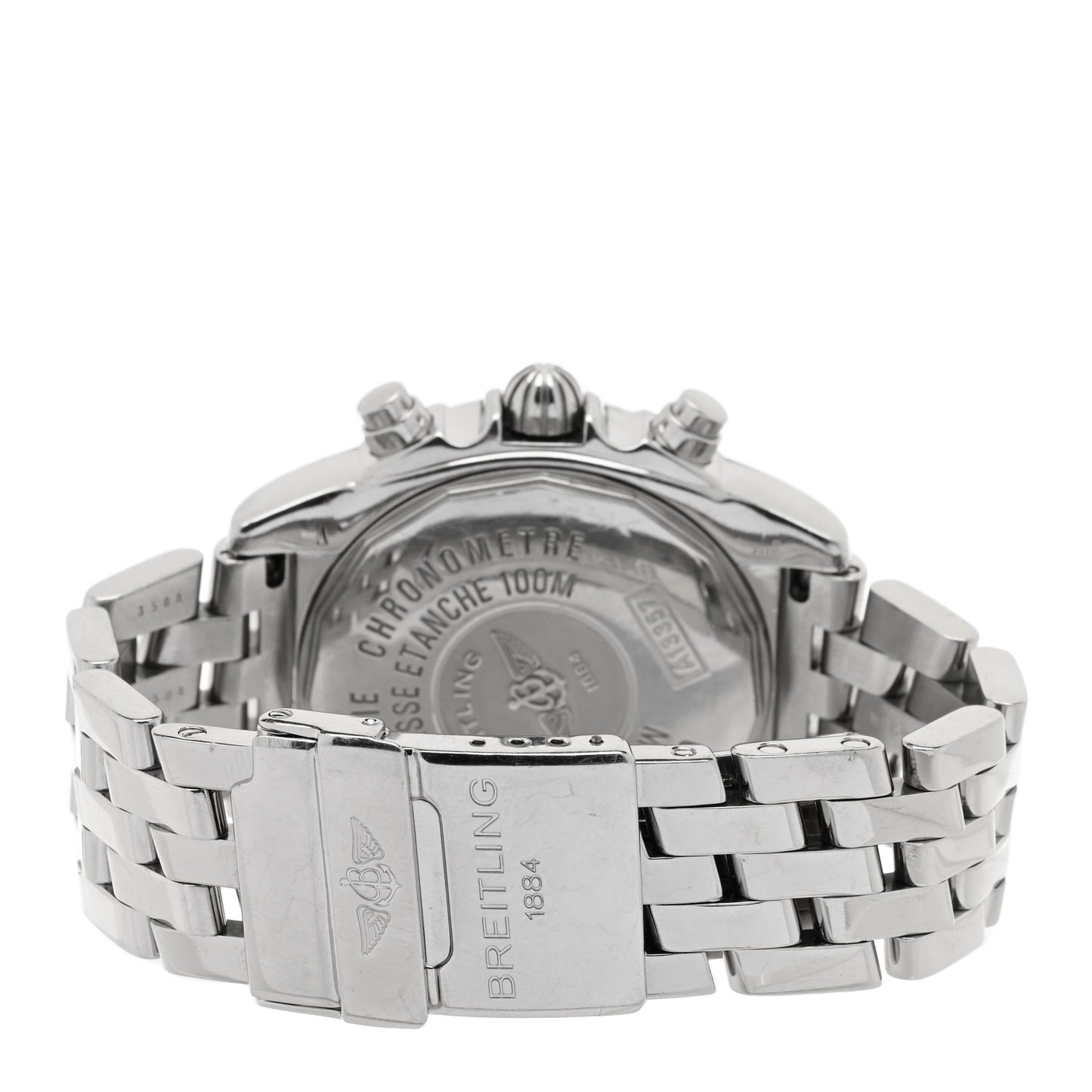 Stainless Steel Diamond Mother of Pearl 39mm Cockpit Chronograph Automatic Watch A13357