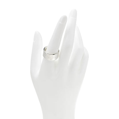 Tiffany Sterling Silver Wide Return to Tiffany Ring 59 8.75 2 of 6
