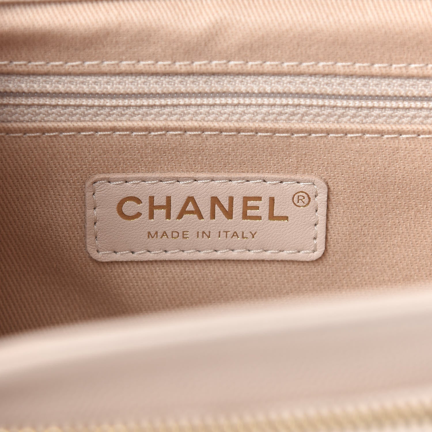 Chanel Caviar Quilted Small Business Affinity Flap Beige 5 of 9