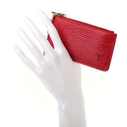 Louis Vuitton Epi Key Pouch Castillan Red 2 of 12