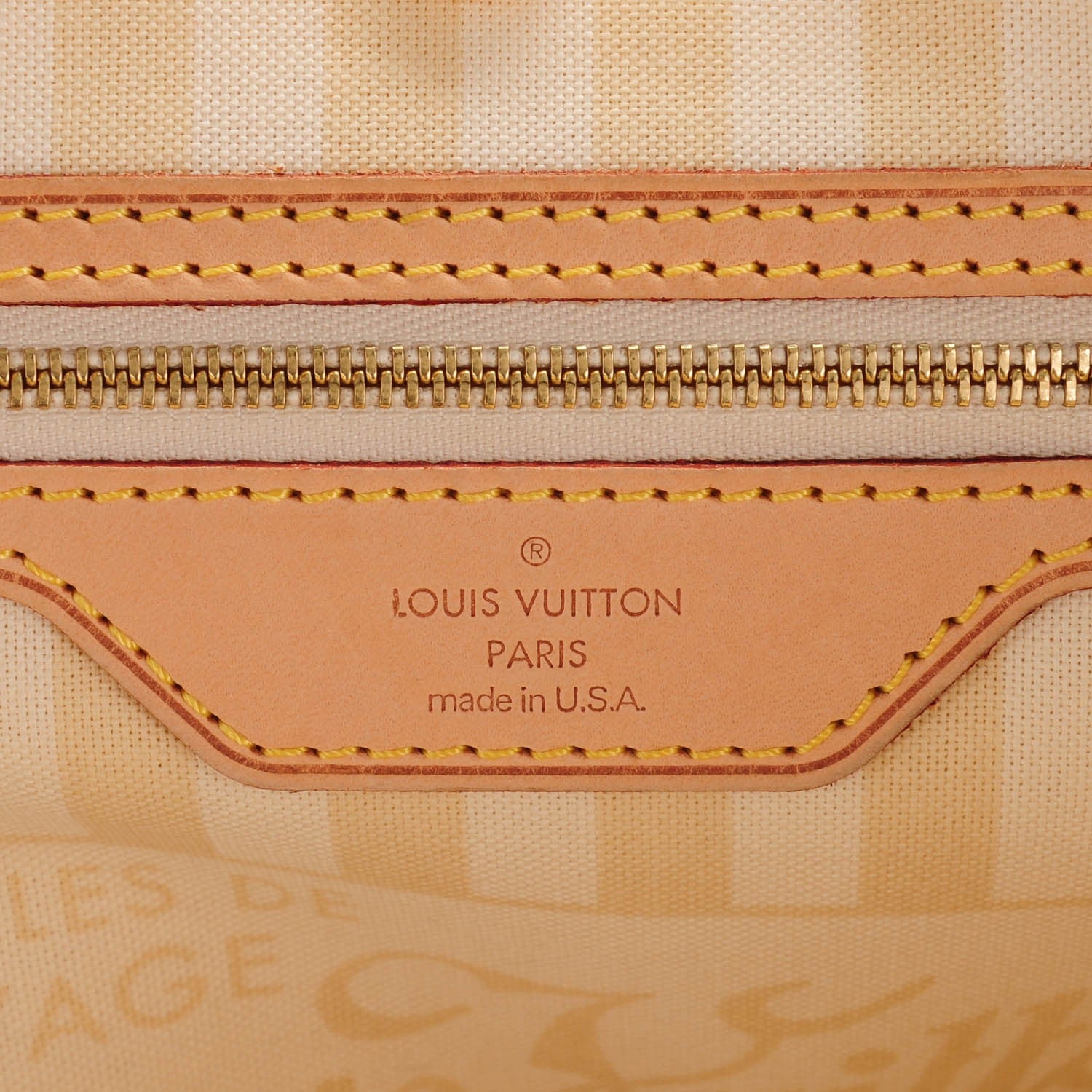 Louis Vuitton Monogram Rayures Neverfull MM 6 of 9