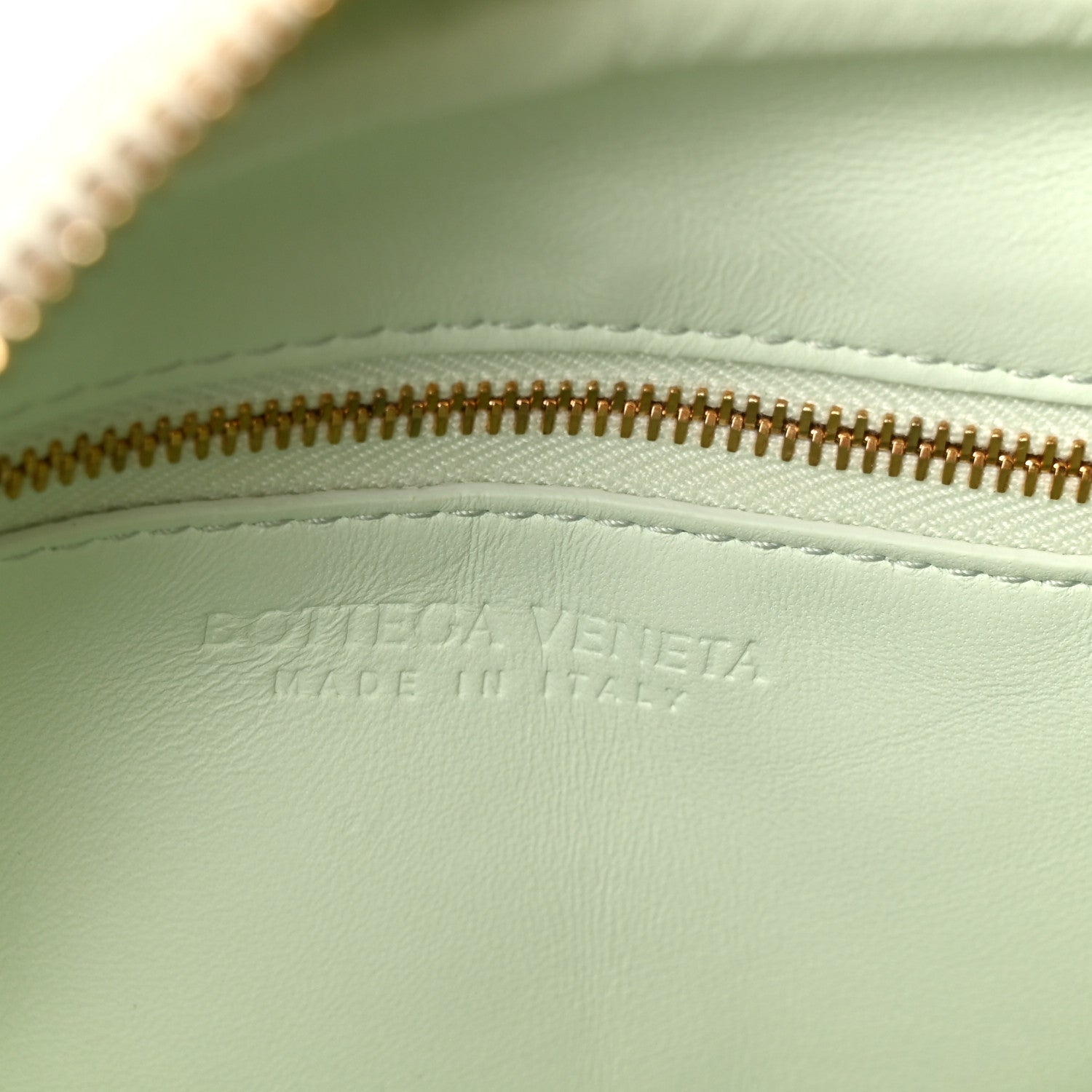 Bottega Veneta Lambskin Intrecciato Small Getaway Glacier 6 of 12