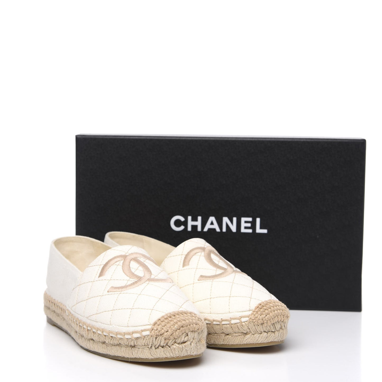 Fabric Biarritz CC Espadrilles 37 Beige