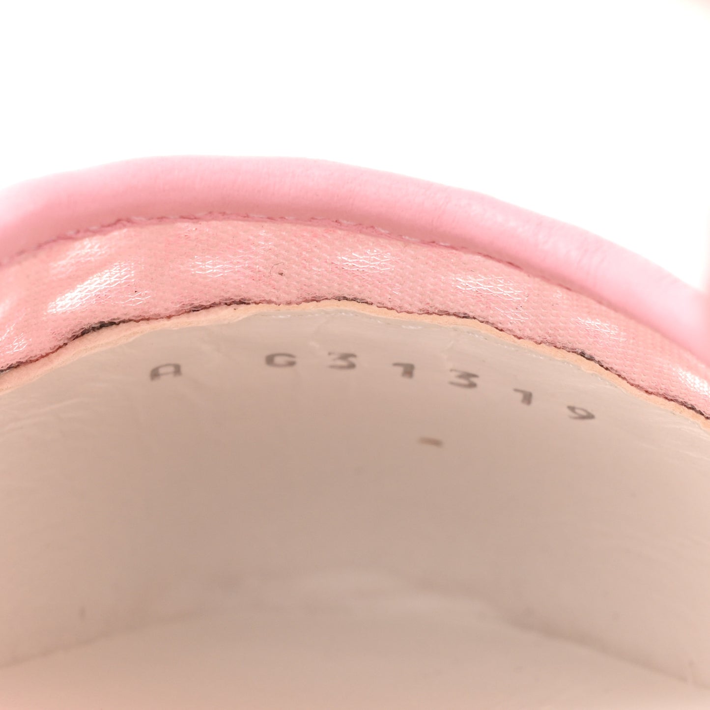 Sequins Satin Cap Toe CC Slingback Flat 38 Pink Black