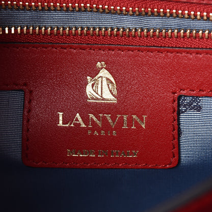 Lanvin Smooth Calfskin Small Jiji Shoulder Bag Red 6 of 9