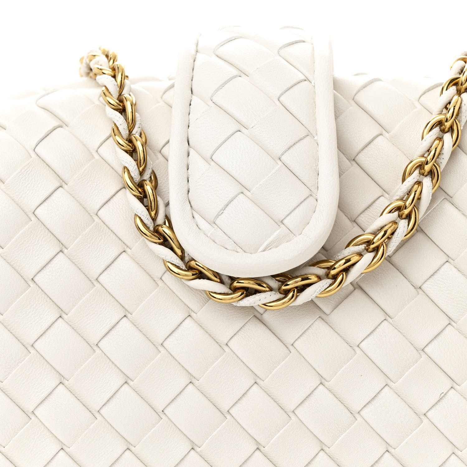 Bottega Veneta Nappa Intrecciato Small The Lauren 1980 Clutch With Chain String 8 of 11