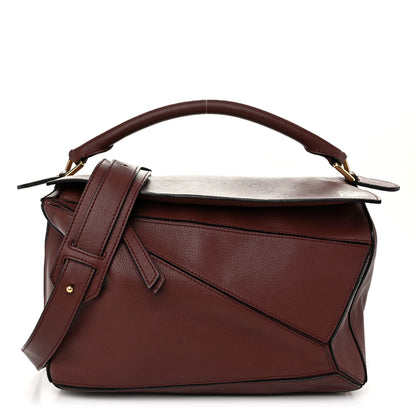 Loewe Calfskin Medium Puzzle Bag Brown 1 of 14