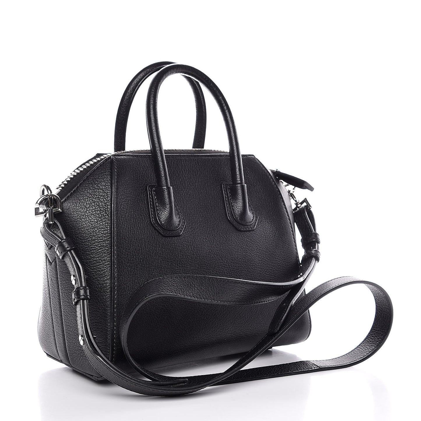 Sugar Goatskin Mini Antigona Black