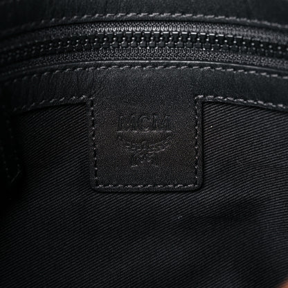 MCM Visetos Wristlet Pouch Black 5 of 9