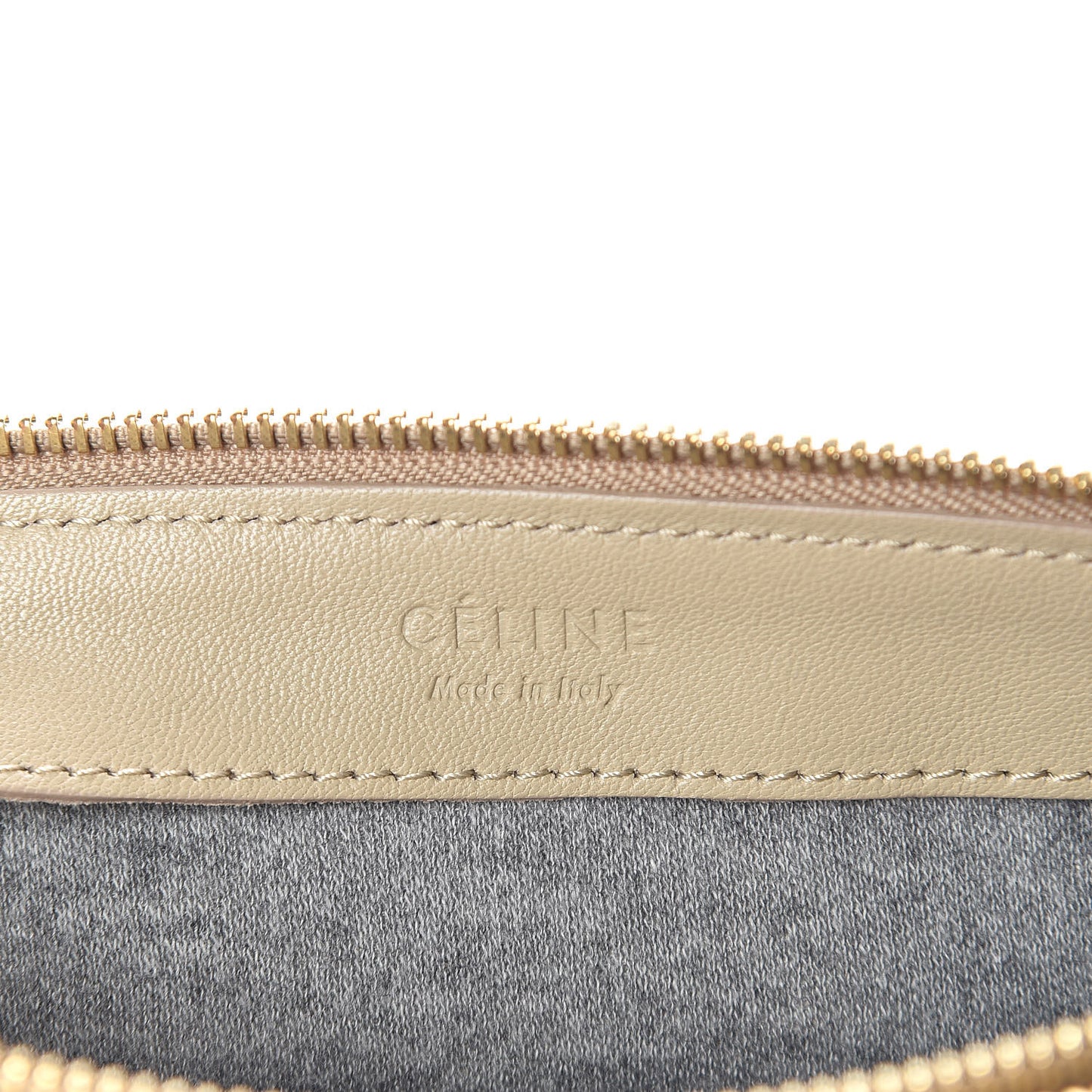 Lambskin Large Trio Crossbody Bag Beige