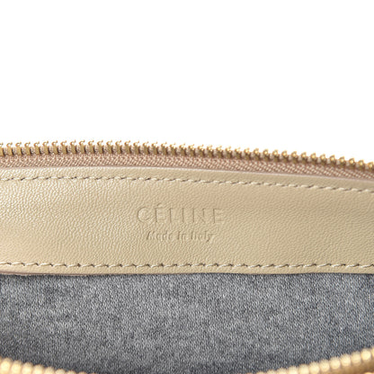 Celine Lambskin Large Trio Crossbody Bag Beige 8 of 10