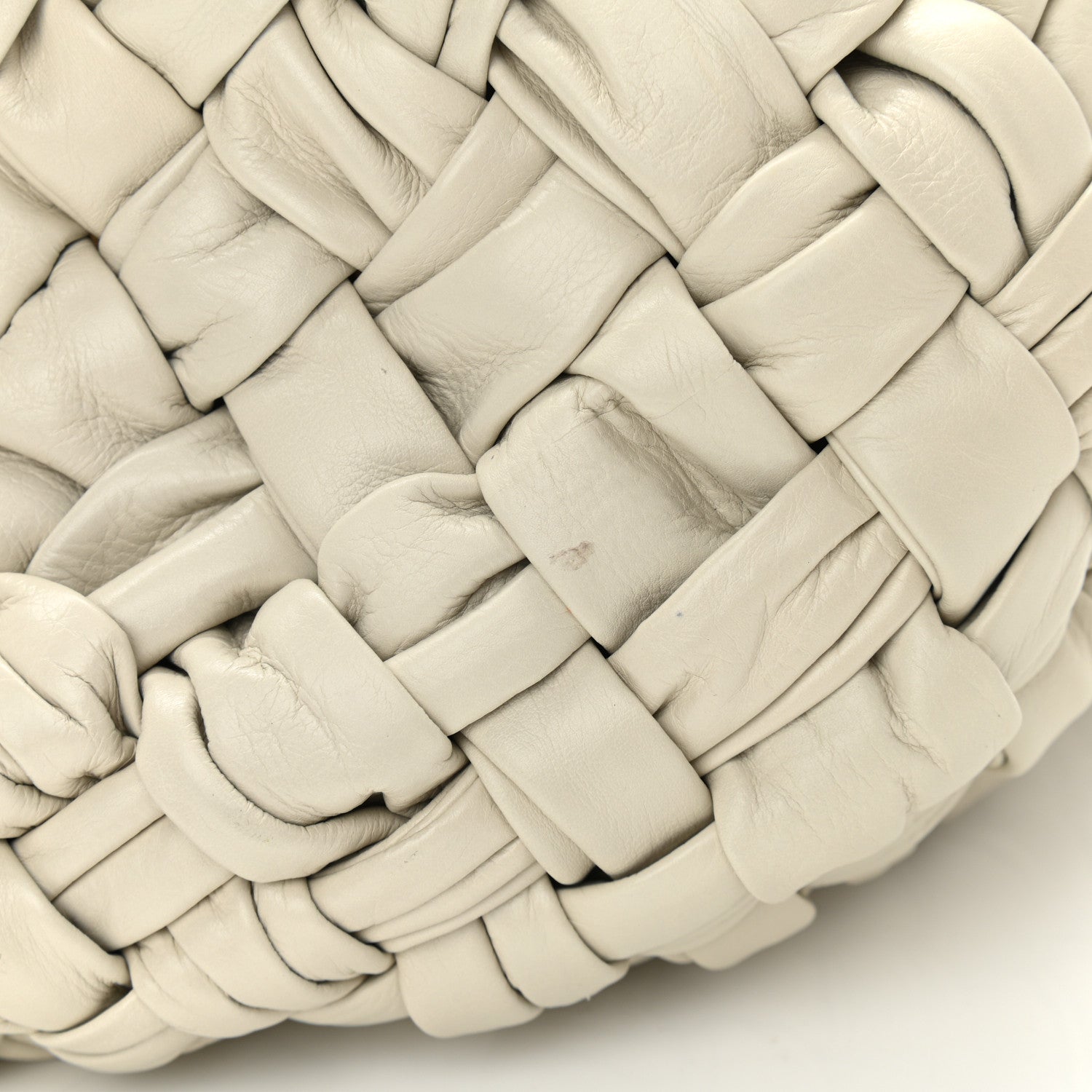 Bottega Veneta Paper Calfskin Intrecciato Banana Hobo Plaster 10 of 10