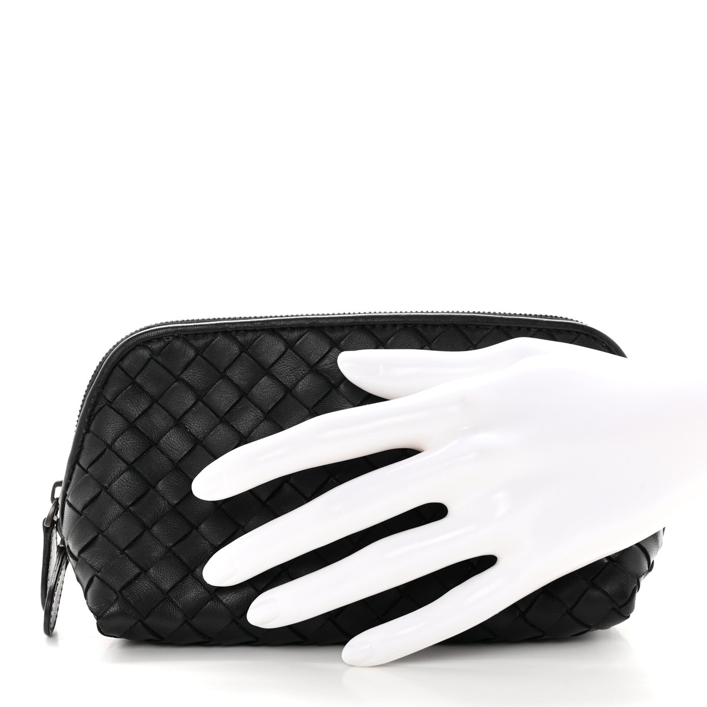 Nappa Intrecciato Cosmetic Case Black