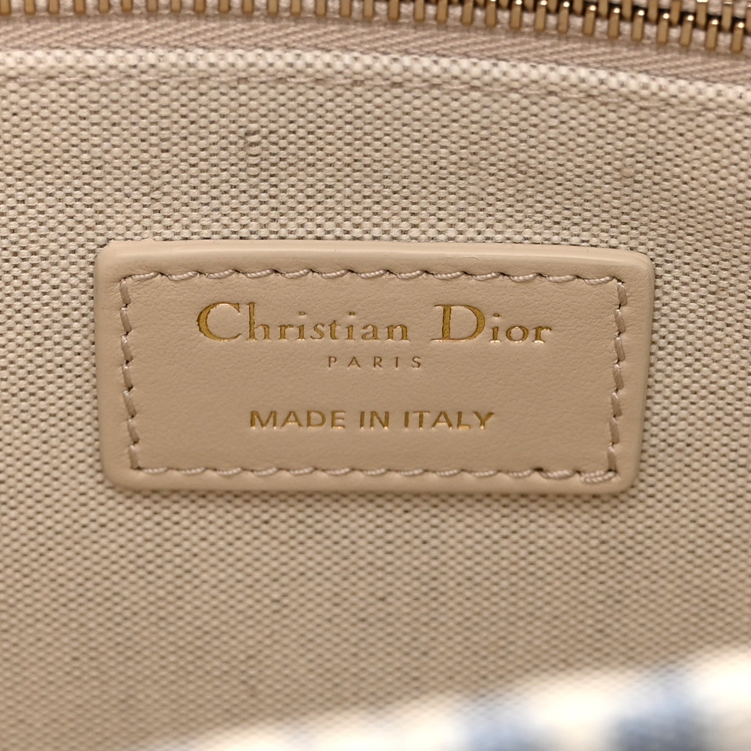 Christian Dior Oblique Chambray Calfskin Small Book Tote With Strap Blue Latte 6 of 10