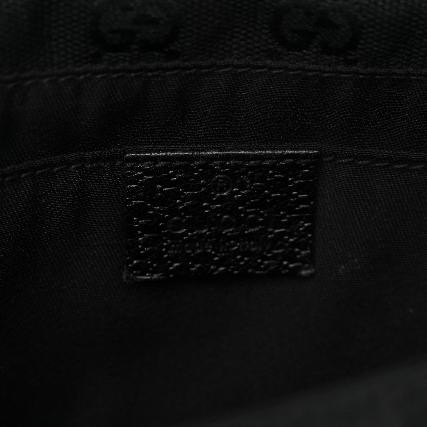 Gucci Monogram Web Belt Pouch Bag Black 6 of 14