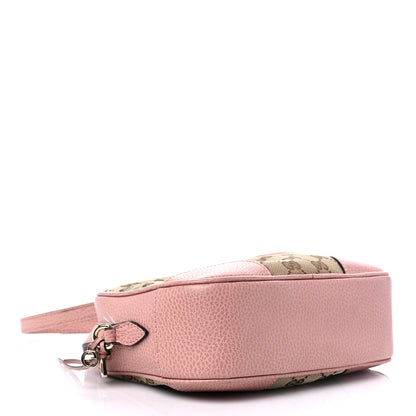 Gucci Monogram Mini Bree Messenger Bag Beige Soft Pink 4 of 17
