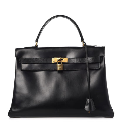 Hermes Box Kelly Retourne 32 Black 1 of 36