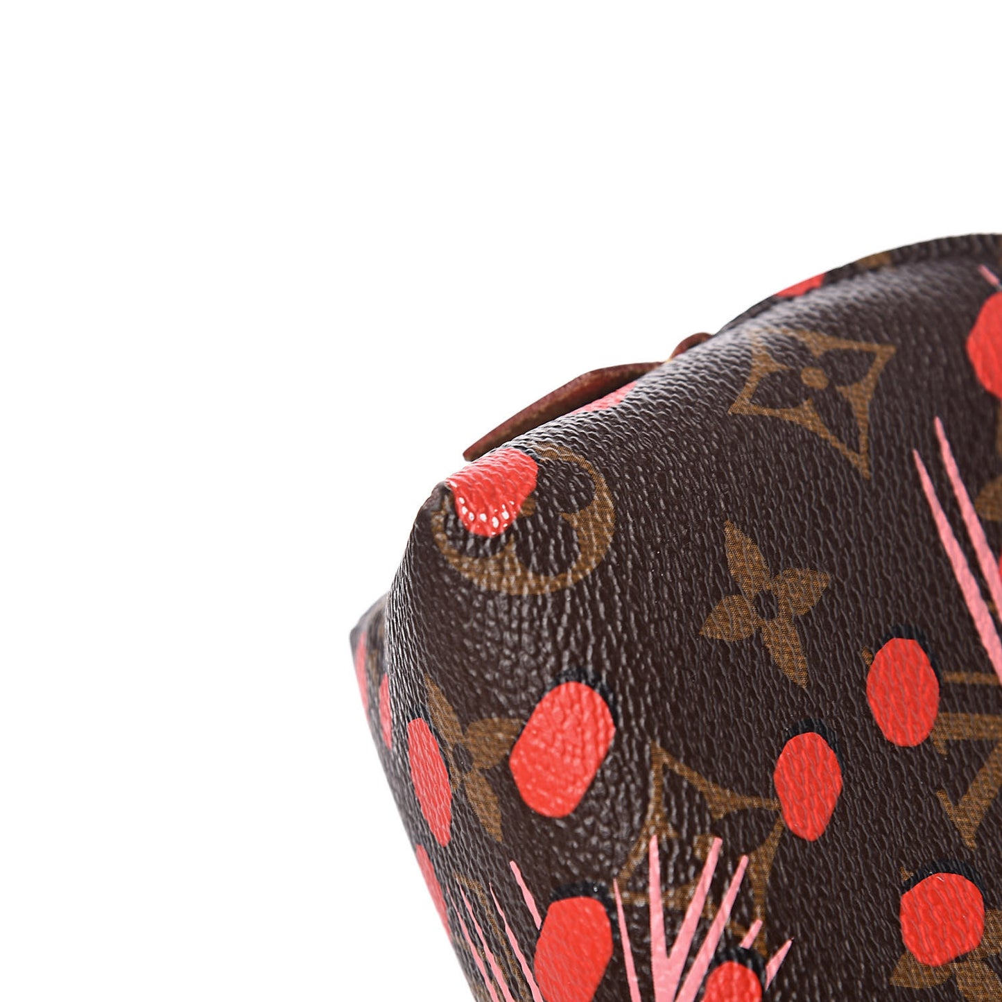 Monogram Jungle Dots Cosmetic Pouch Sugar Pink Poppy