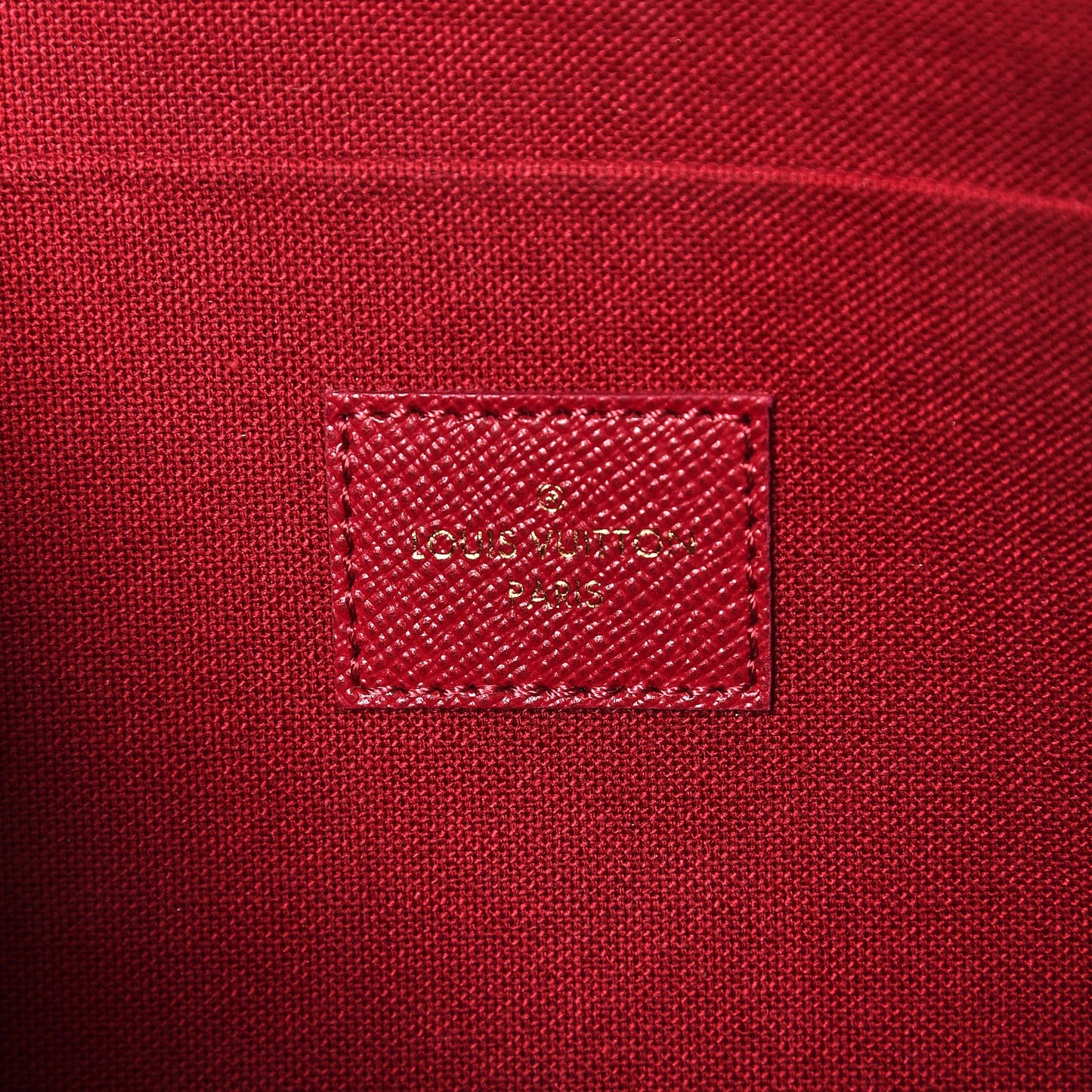 Monogram Pochette Felicie Chain Wallet Fuchsia