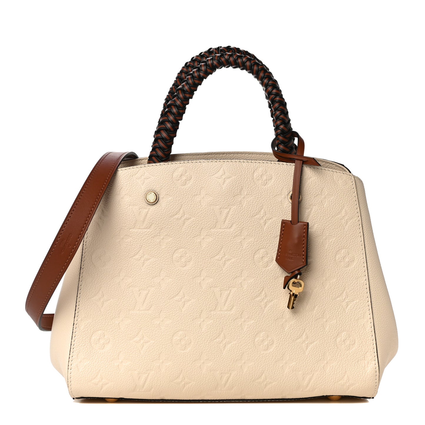 Empreinte Braided Montaigne MM Creme Beige Caramel