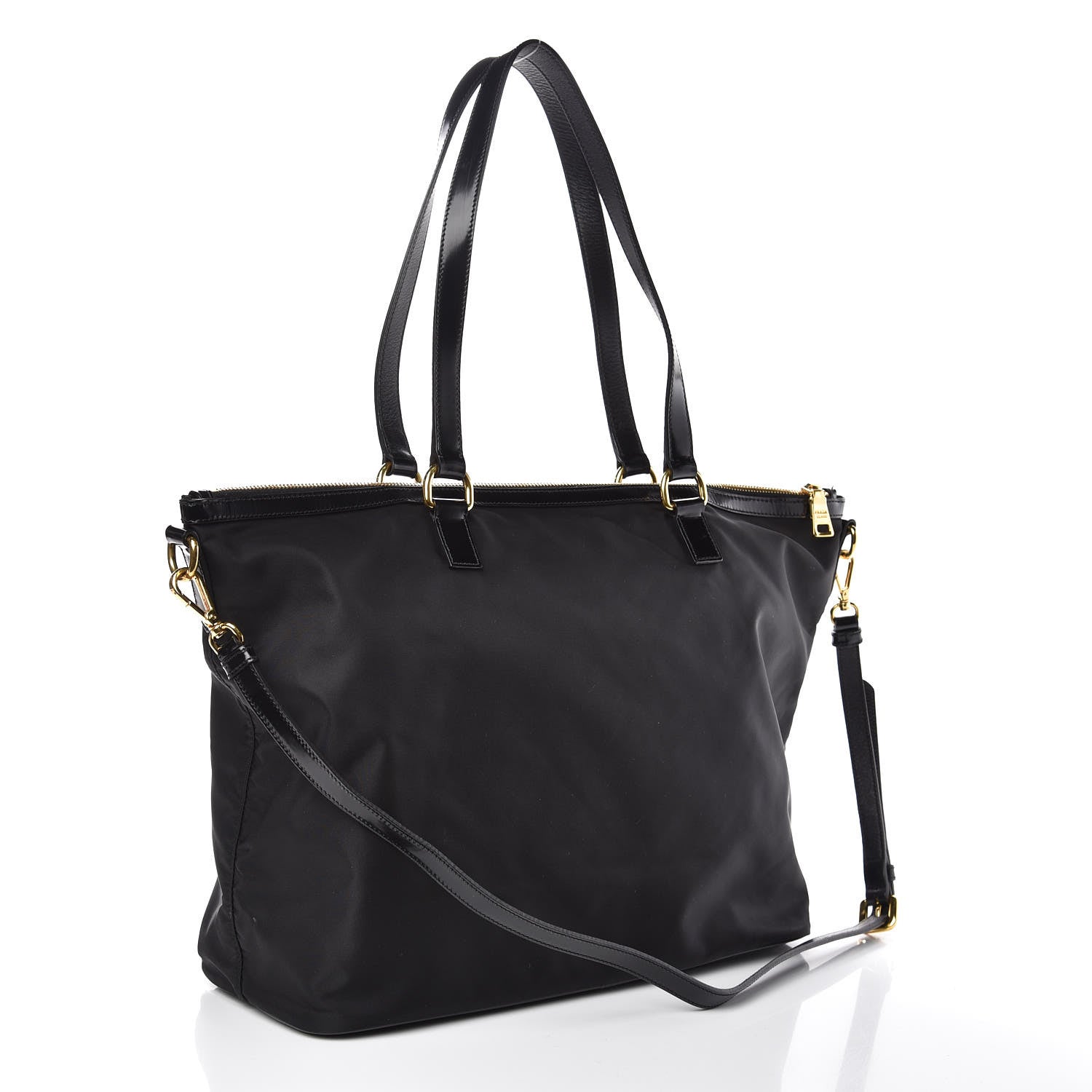 Prada Tessuto Nylon Tote Black 4 of 10