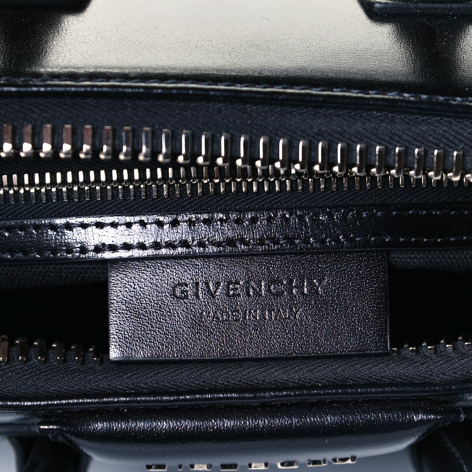 Givenchy Shiny Lord Calfskin Mini Antigona Black 6 of 7