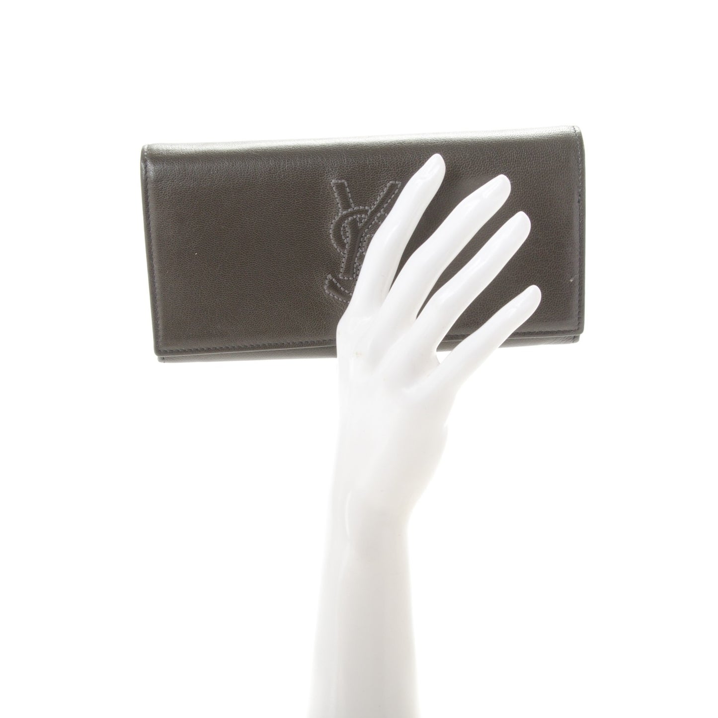 Chevre Belle de Jour Chain Wallet Grey