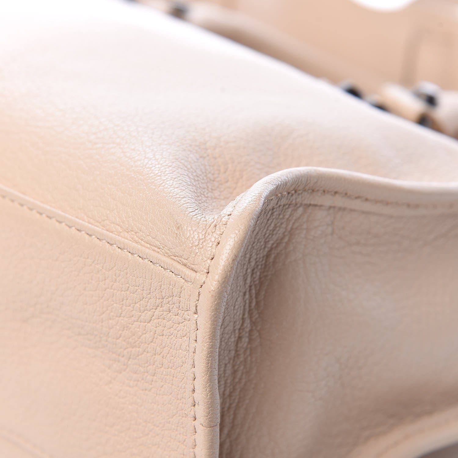 Balenciaga Chevre Classic Hardware Metallic Edge S City Beige Tapioca 13 of 15