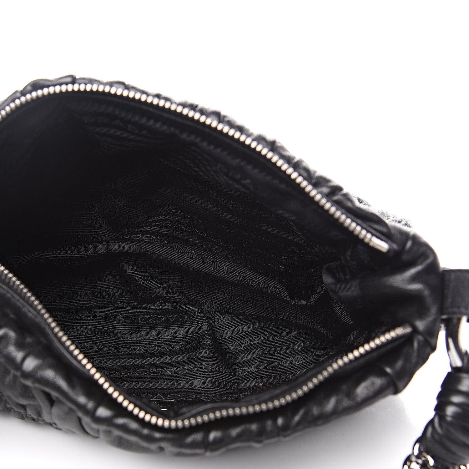 Prada Nappa Gaufre Mini Bag Black 4 of 8